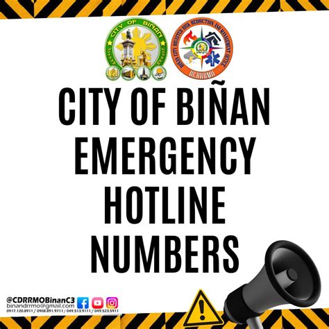 CDRRMO Hotline Numbers: ☎️ .